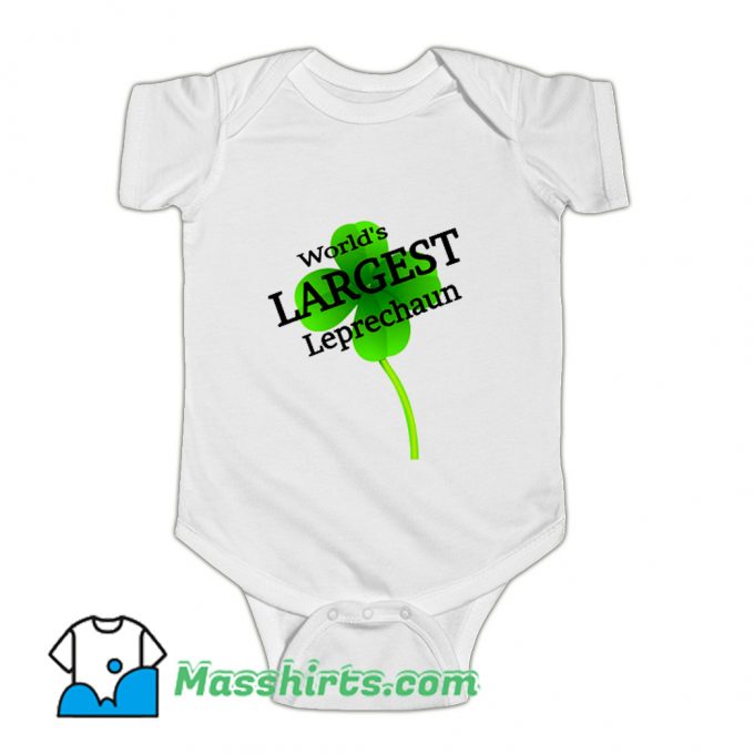 Worlds Largest Leprechaun Baby Onesie