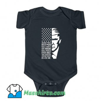 You Are Great Great Dad Trump Baby Onesie
