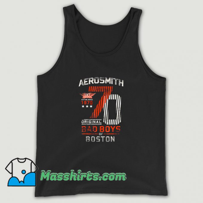 Aerosmith 1970 Bad Boys Tank Top On Sale