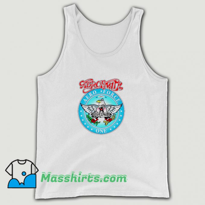 Aerosmith Aero Force One Logo Funny Tank Top