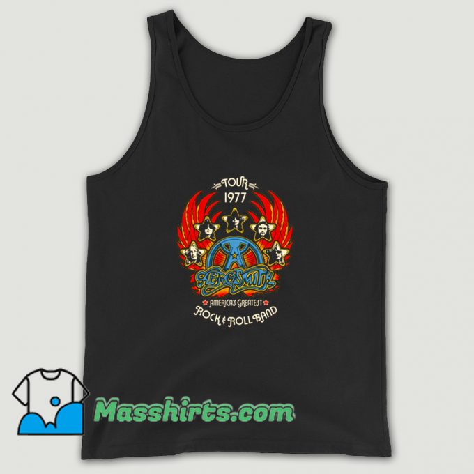 Aerosmith Rock N Roll Band Tank Top On Sale