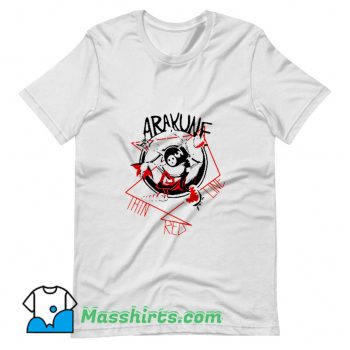 Arakune Inked Thin Red Line T Shirt Design