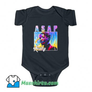 Asap Rocky Colorful Version Baby Onesie