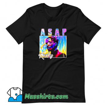 Asap Rocky Colorful Version T Shirt Design