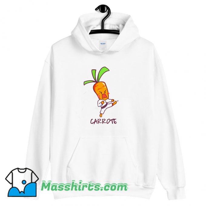 Awesome Carrot Doing Karate Hoodie Streetwear