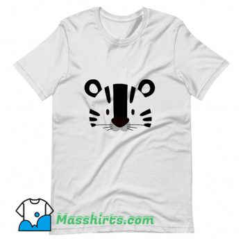 Awesome Childrens Tiger Tiger Face T Shirt Design