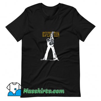 Awesome Led Zeppelin Playing Guitar Music T Shirt Design