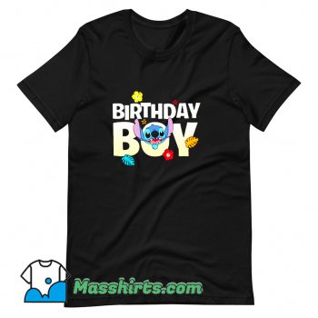 Best Cartoon Lilo Stitch Birthday Boy T Shirt Design