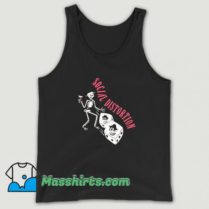 Best Social Art Distortion Rock Bands Tank Top