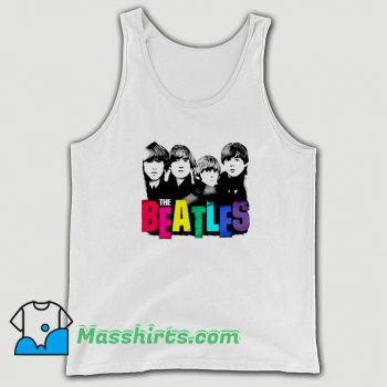 Best The Beatles Colorful Music Tank Top