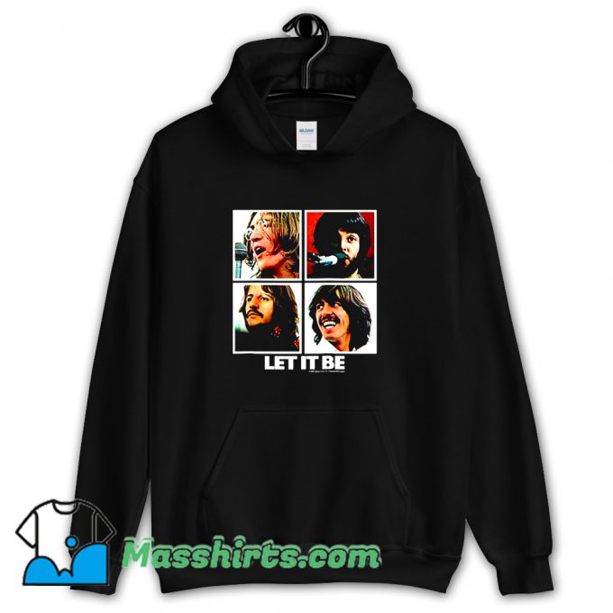 Best The Beatles Let It Be Square Hoodie Streetwear