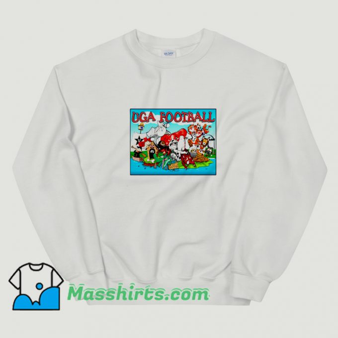 Best Uga Football Sec Cartoon Sweatshirt