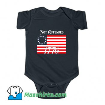 Betsy Ross Not Offended 1776 Baby Onesie