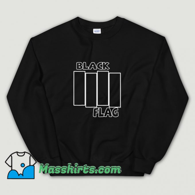 Black Flag Rock Band Love Music Sweatshirt On Sale