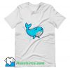 Blue Whale Cartoon Animal Vintage T Shirt Design