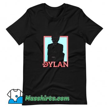 Bob Dylan Outline T Shirt Design