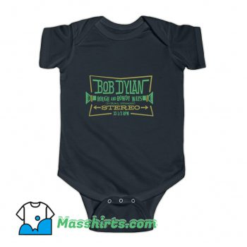 Bob Dylan Rough And Rowdy Ways Stereo Baby Onesie