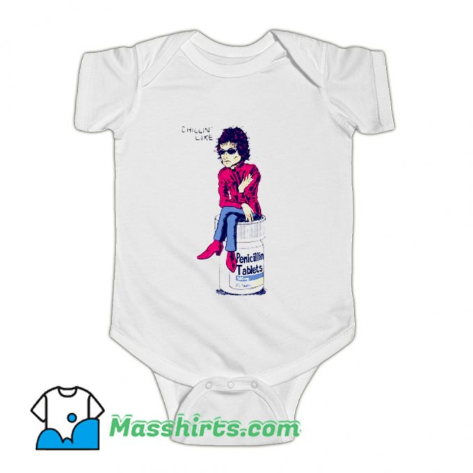 Bob Dylan Smoke Chillin Like Baby Onesie