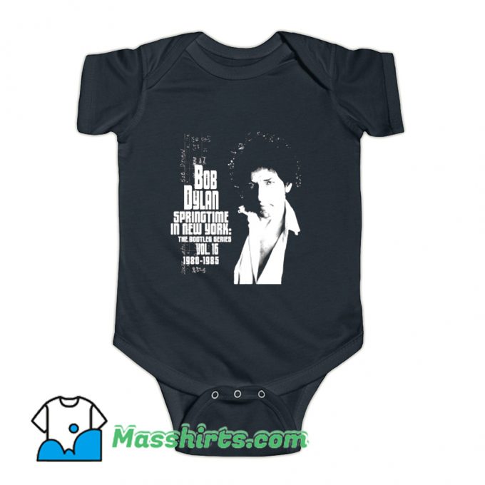 Bob Dylan Springtime In New York Baby Onesie