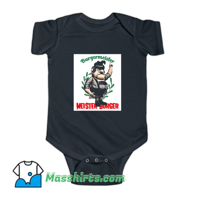 Burgermeister Meister Burger Baby Onesie