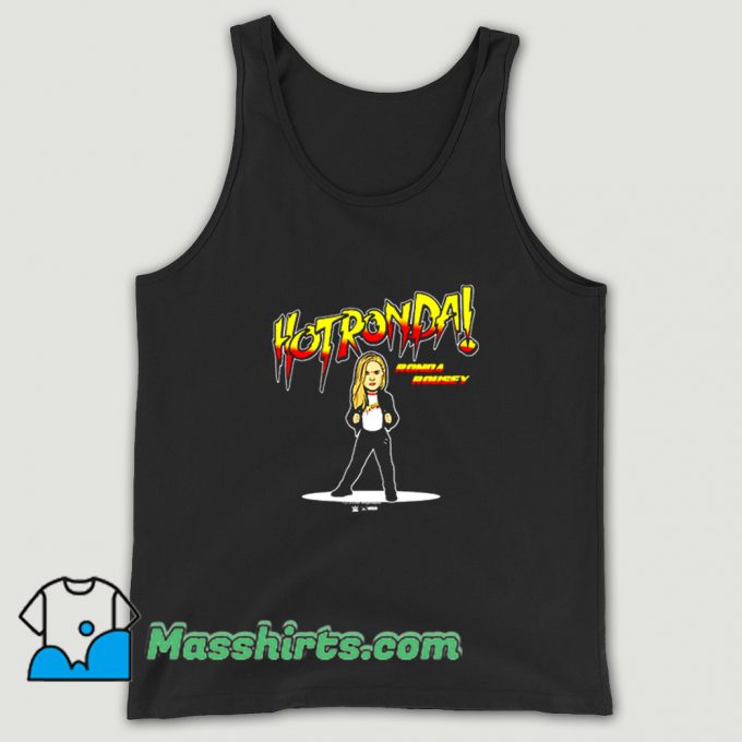 Cartoon Hot Ronda Rousey Tank Top On Sale