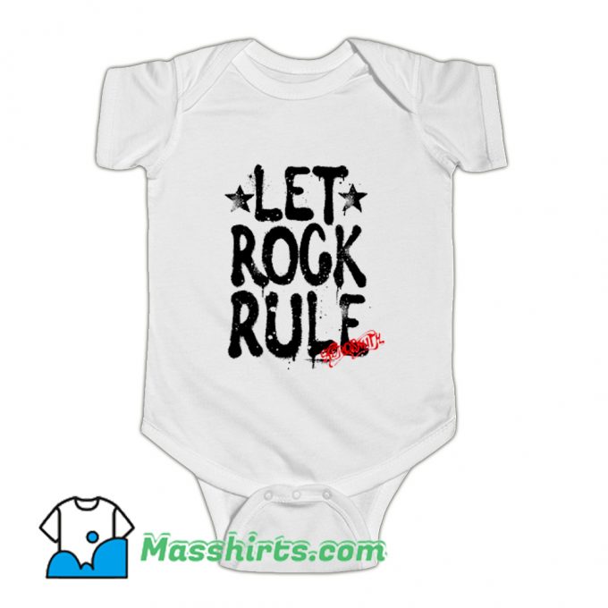 Cheap Aerosmith Let Rock Rule Baby Onesie