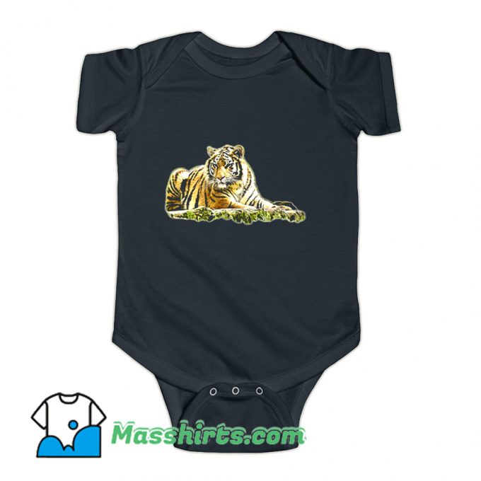 Cheap Big Cat Cartoon Filter Bengal Tiger Baby Onesie