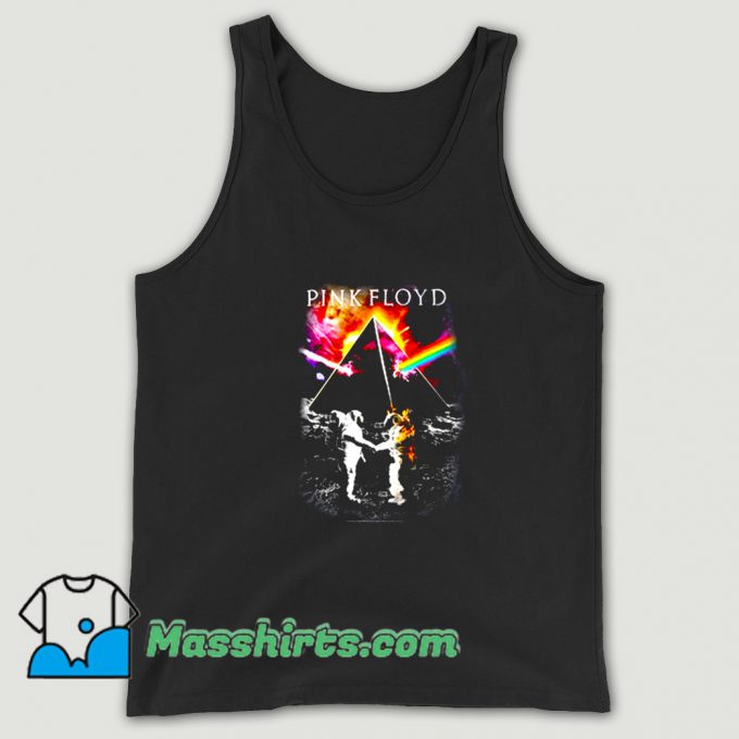 Cheap Dark Side Of The Moon Astronaut Tank Top