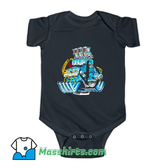 Cheap Hot Rod Muscle Car Baby Onesie