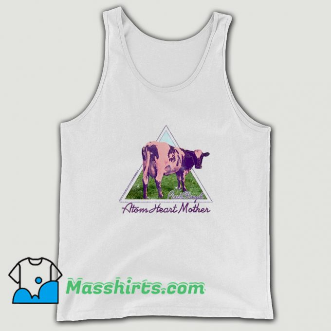 Cheap Pink Floyd Atom Mother Heart Pyramid Tank Top