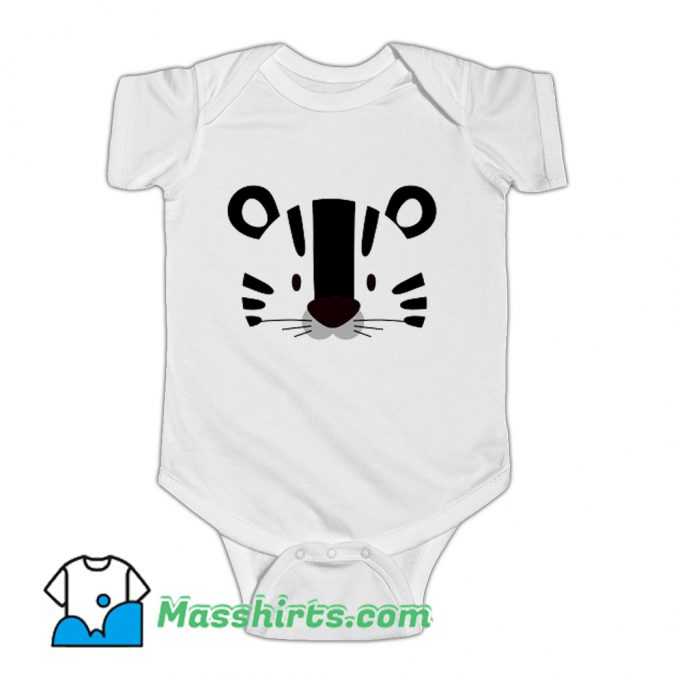 Childrens Tiger Tiger Face Baby Onesie