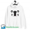 Childrens Tiger Tiger Face Funny Hoodie Streetwear