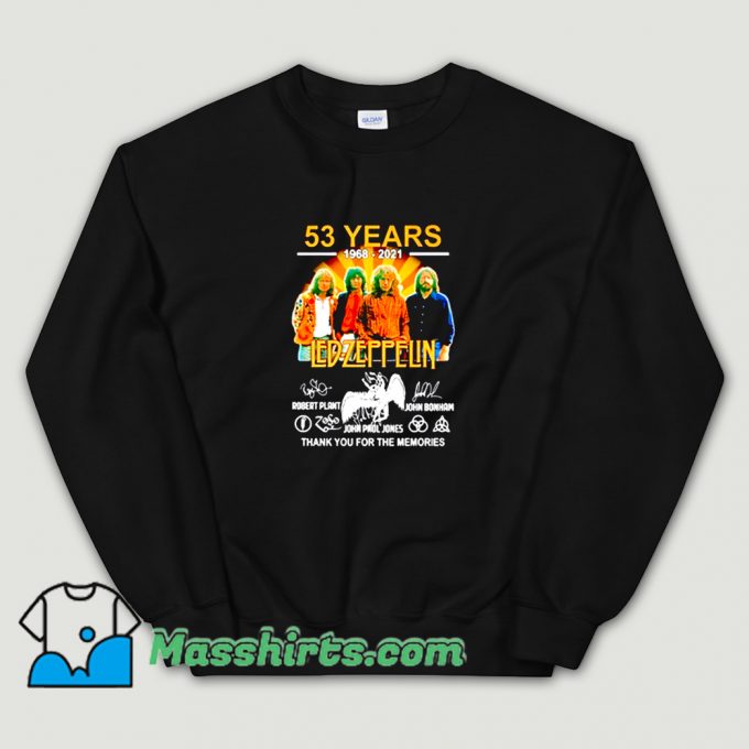 Classic 53 Years 1968 2021 Led Zeppelin Sweatshirt
