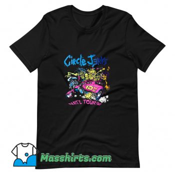 Classic Circle Jerks Punk Rock Band 91 T Shirt Design