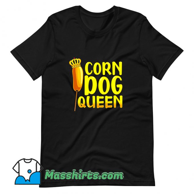 Classic Corn Dog Queen T Shirt Design