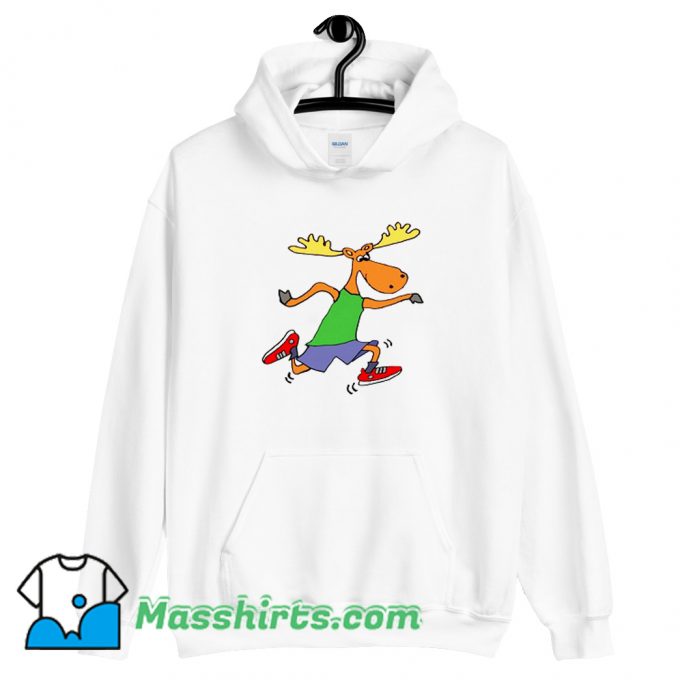 Classic Moose Running Hoodie Streetwear