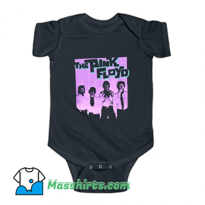 Classic Pink Floyd Paint Box Baby Onesie