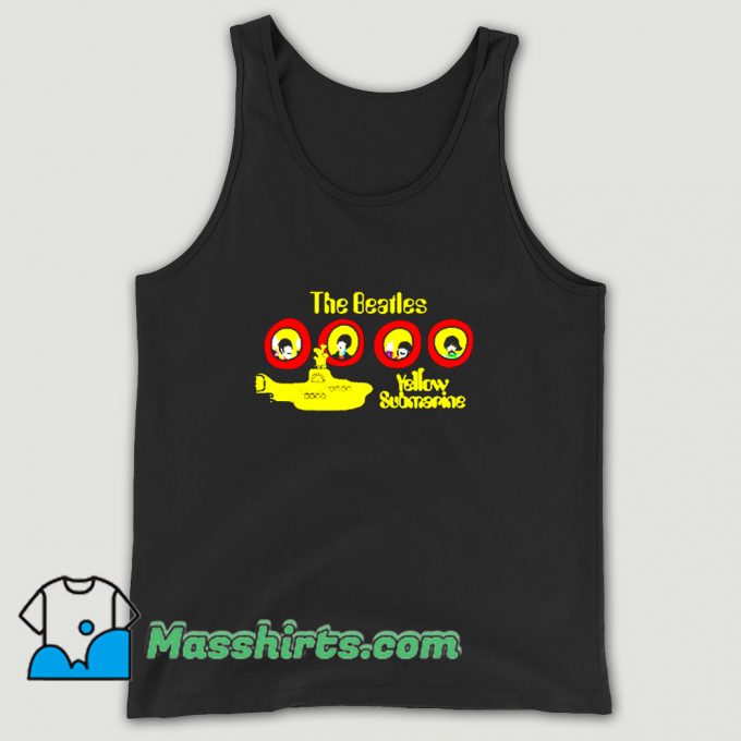 Classic The Beatles Yellow Submarine Tank Top