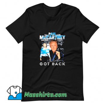 Cool Paul Mccartney Got Back Tour T Shirt Design