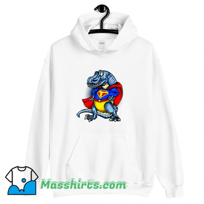 Cool T Rex Dinosaur Superhero Hoodie Streetwear