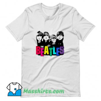 Cool The Beatles Colorful Music T Shirt Design