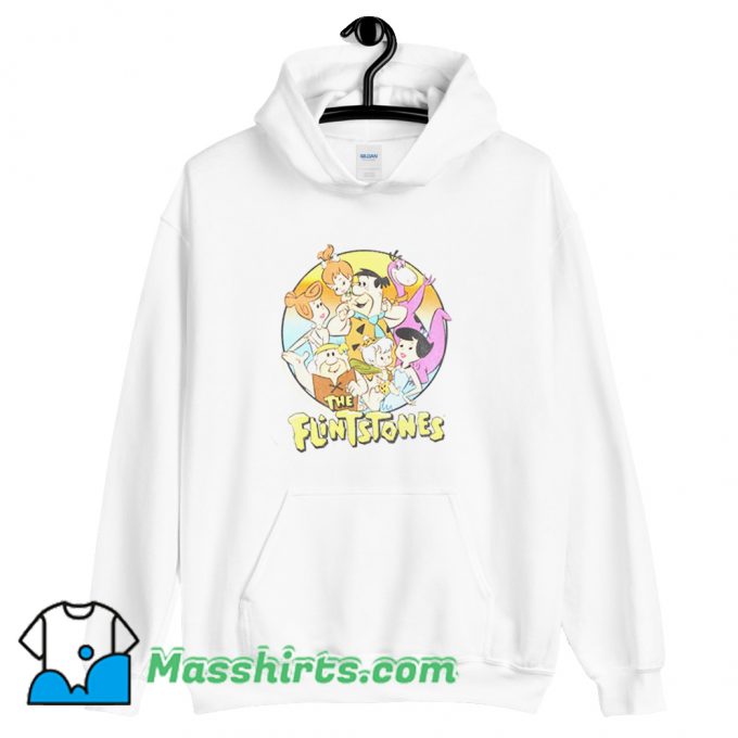 Cool The Flintstones Circle Shot Hoodie Streetwear