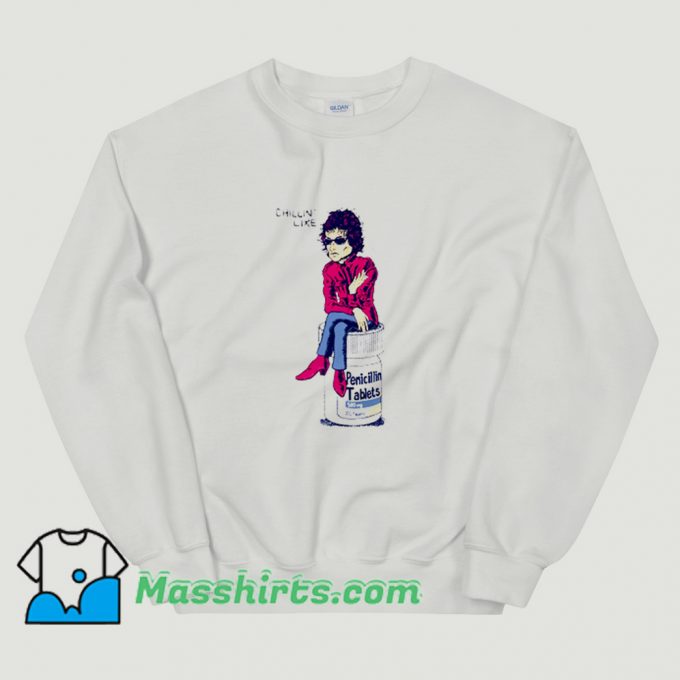 Cute Bob Dylan Smoke Chillin Like Sweatshirt