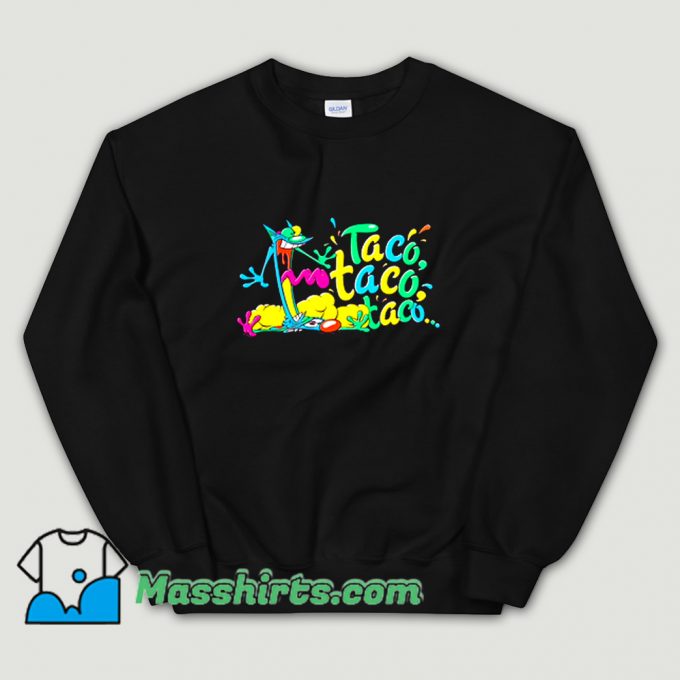 Cute Catdog Taco Taco Taco Sweatshirt