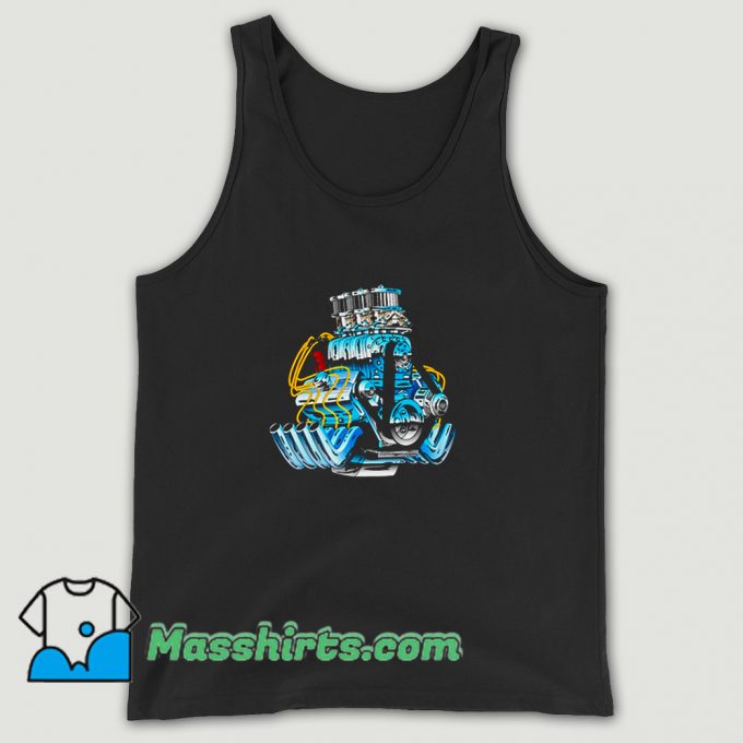 Cute Hot Rod Muscle Car Tank Top