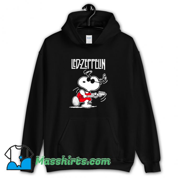 Cute Snoopy Led Zeppelin History Hoodie Streetwear