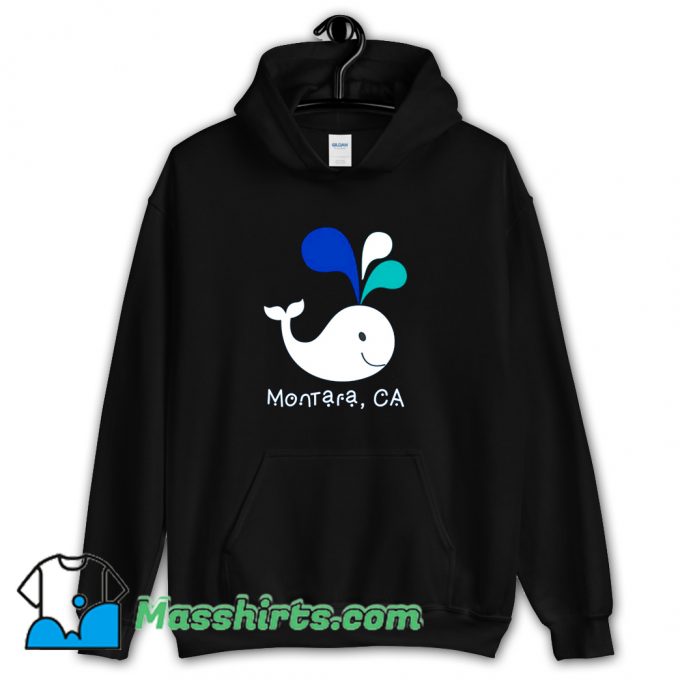 Funny Montara Ca California Whale Lover Hoodie Streetwear