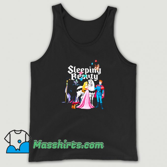 Funny Sleeping Beauty Characters Tank Top