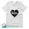 Funny The Beatles Love Heart T Shirt Design