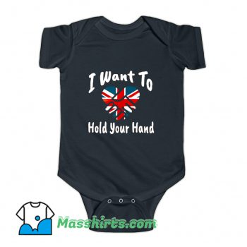 I Want To Hold Your Hand Paul Mccartney Baby Onesie